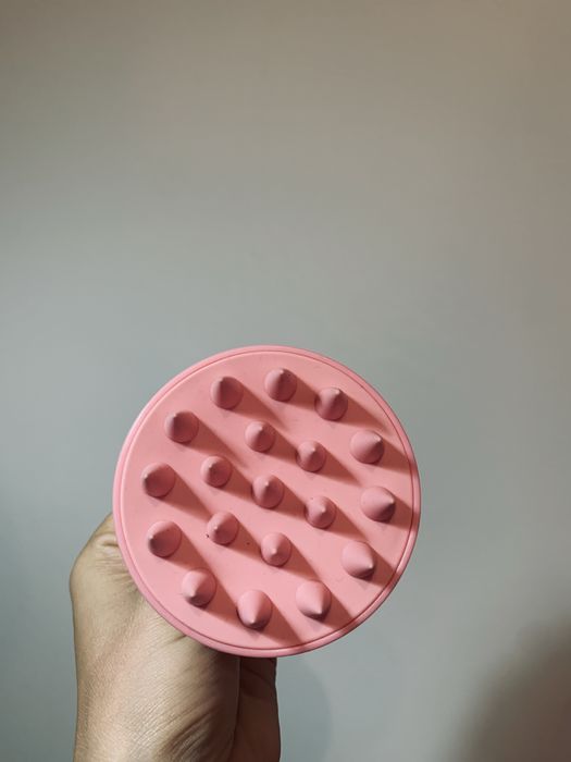 Masażer do włosów do skóry głowy różowy