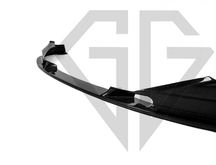 карбоновий сплитер губа BMW M5 F90 Стиль 3D передня накладка на бампер