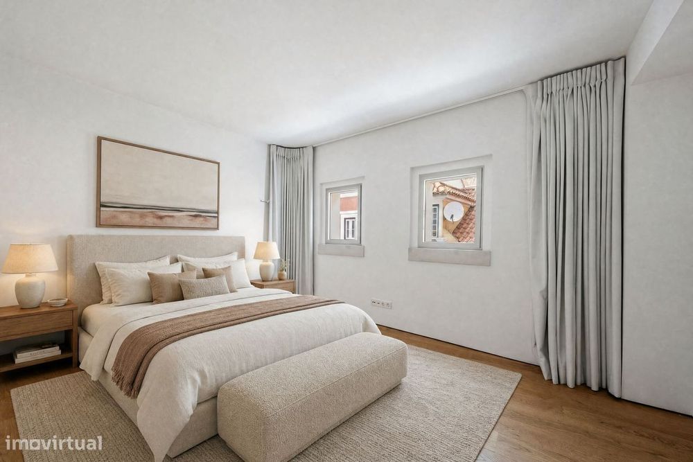 Moradia T4 com jardim, Lapa, Lisboa