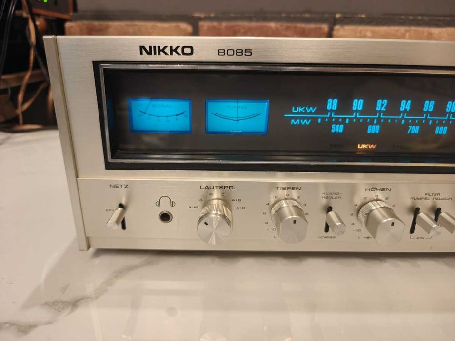 NIKKO 8085 ! Piękny amplituner VINTAGE ! KOLEKCJONERSKI ! Flagowy