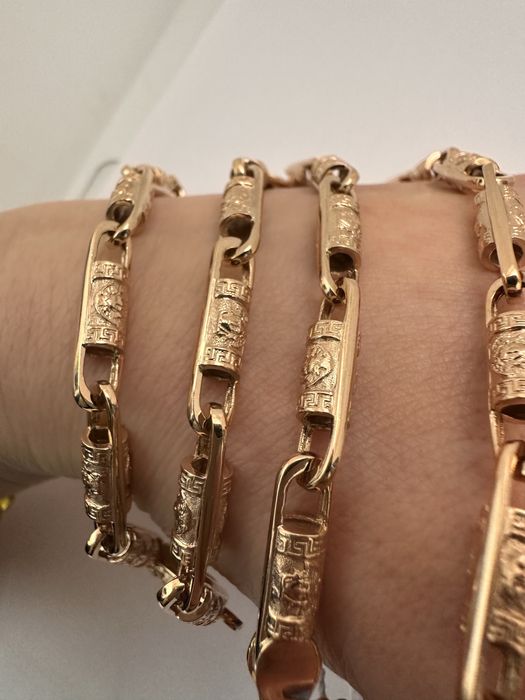 Золотая цепочка большая / ланцюжок золотий Versace