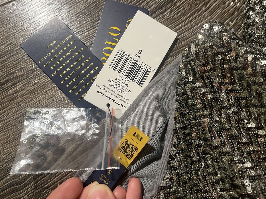 Spodnie na sylwestra leginsy z cekinami na impreze polo ralph lauren