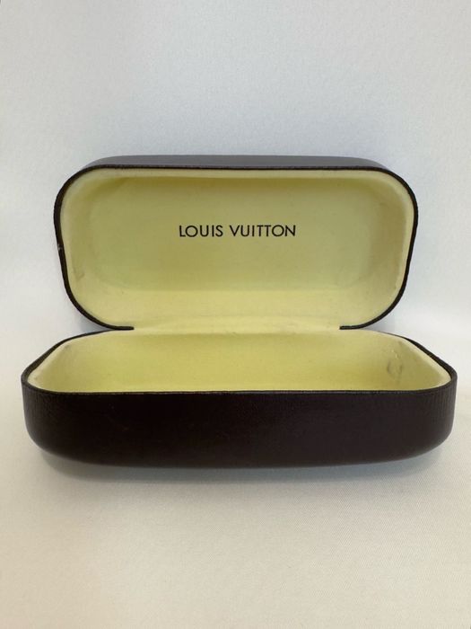 Оригінальний футляр для окулярів Louis Vuitton Brown Leather