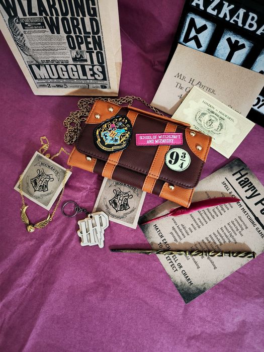 Сумка клатч Harry Potter + паличка Gryffindor Гарри Поттер  Подарунок