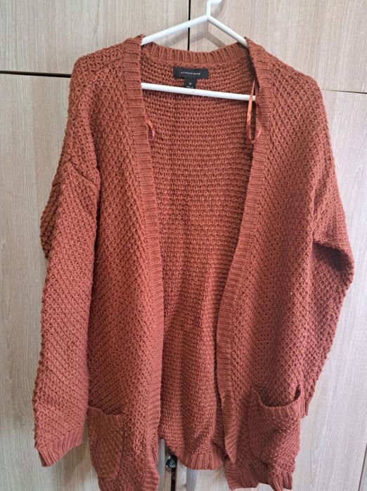 Cardigan cor tijolo