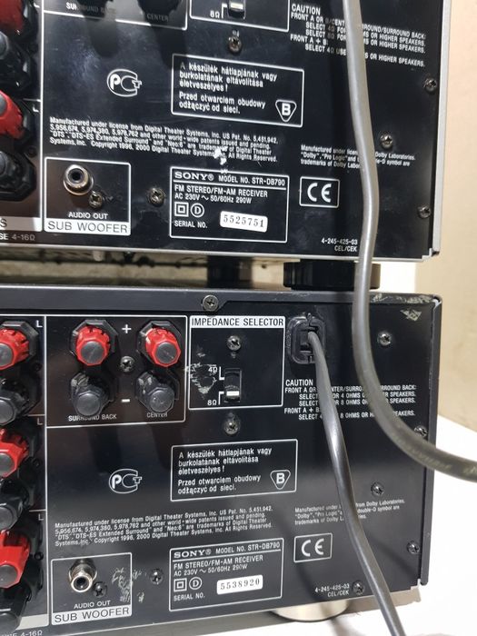 5.1 AV ресивер Sony STR-DB 790., 5x100Вт б/у з Німеччини