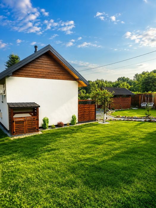 Noclegi Bieszczady Domek "Dychnij se" Myczkòw Polańczyk Solina Jacuzzi
