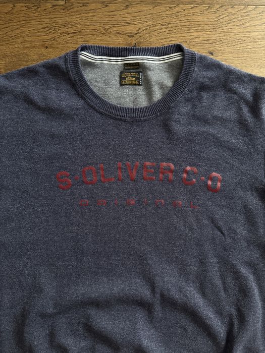 Granatowa (melanz) bluza sOliver rozmiar XXL