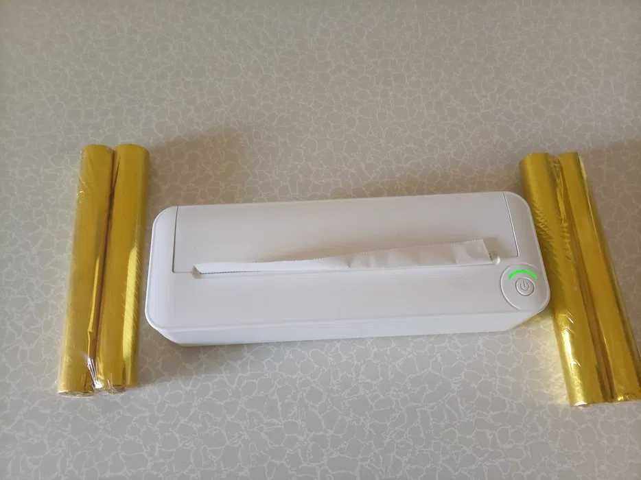 Impressora Térmica Portátil + Rolos Extra Incluídos