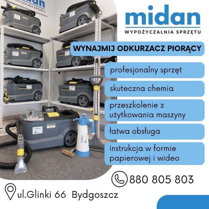 Wynajem Odkurzaczy Piorących Kärcher Pranie Tapicerki Wypożyczalnia