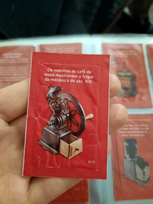 Pacotes de açúcar Sical "Na origem do café moído - Moinhos de café"