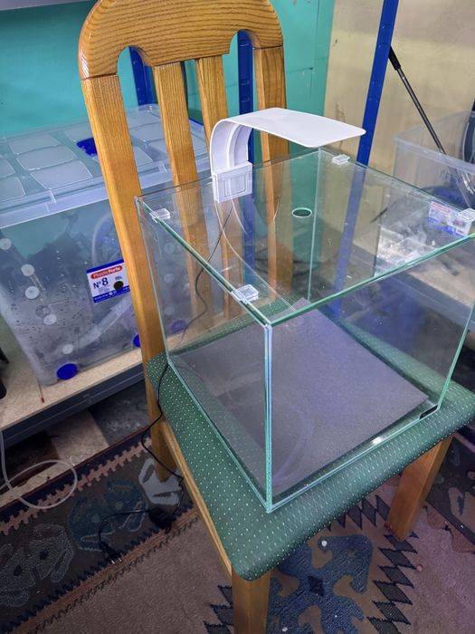 Aquario cubo com led