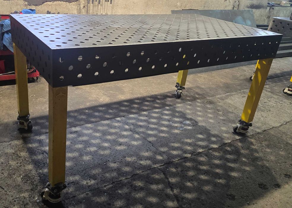Stół spawalniczy 1000x2000mm system 28 grubość 12mm otwory naprzemienne stan IDEALNY warsztatowy