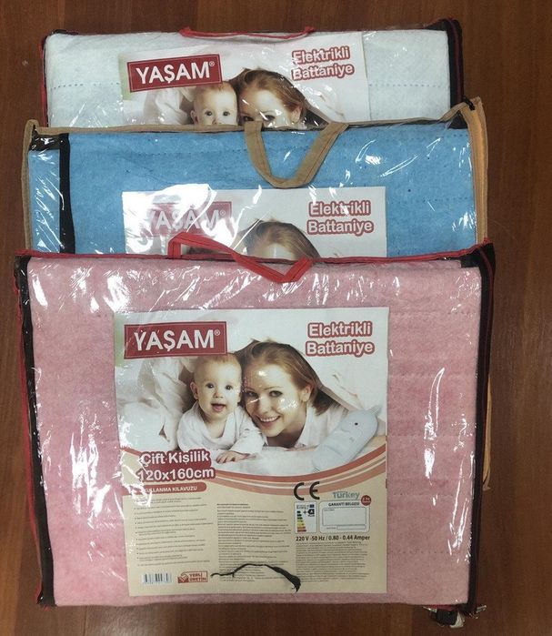 Электропростынь YASAM 120*160, простынь с подогревом Турция