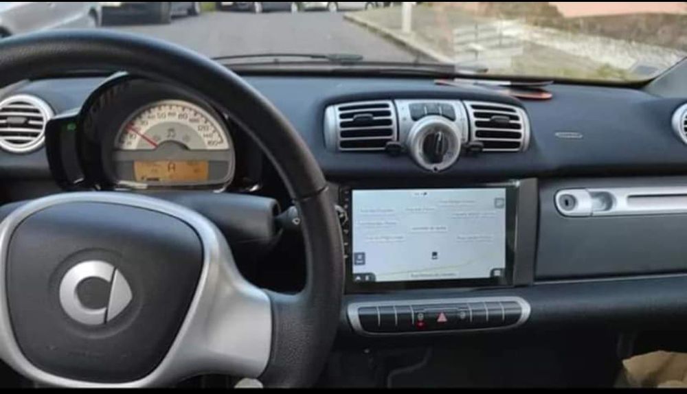 Rádio Android 13 com GPS Smart fortwo W451 (Artigo Novo)