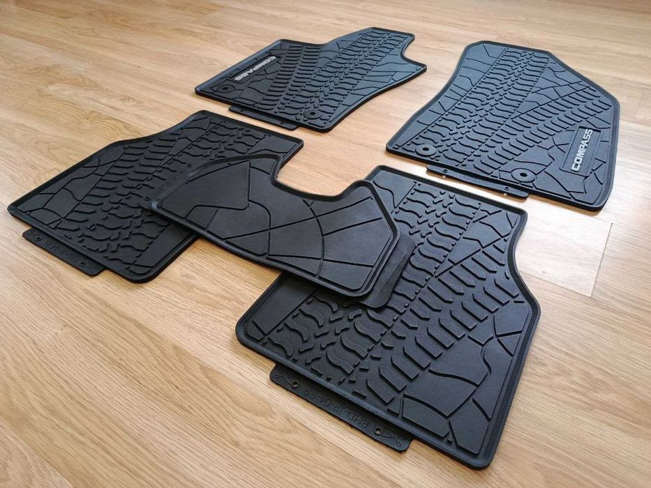 Ковры в салон Коврики салона Jeep Compass Джип Компас 2017+ OEM Style