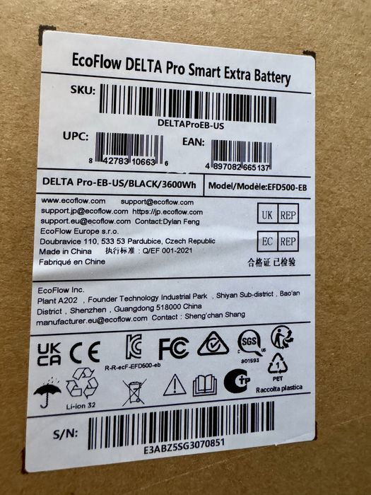 Ecoflow Delta Pro + 2 Smart Extra Battery + Сонячні панелі 1440 кВт