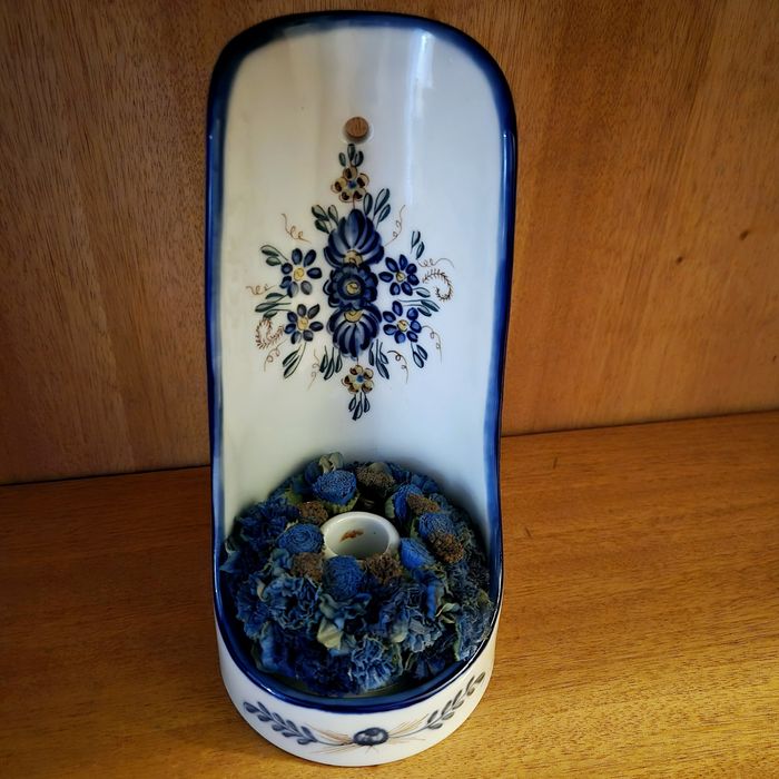 Porta-velas em cerâmica