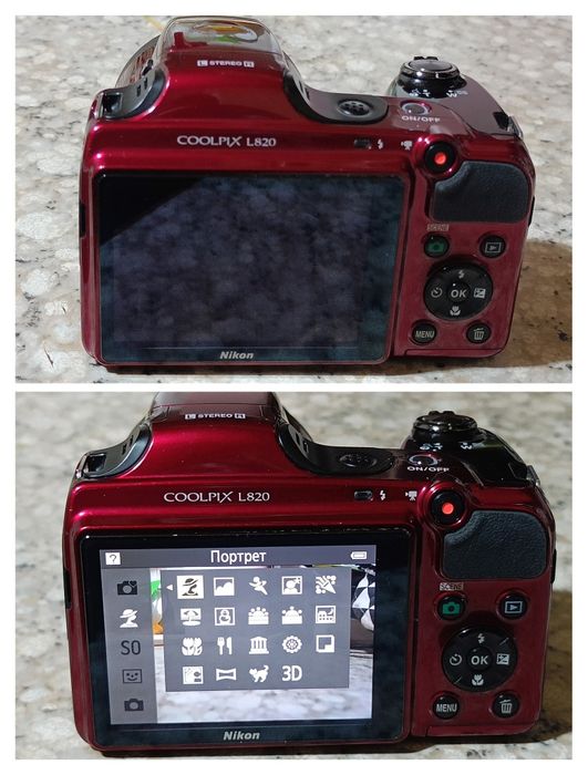 Nikon Coolpix  L820 Red.  Super Stan.