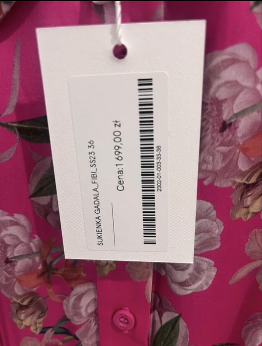 Nowa z metką sukienka BIZUU Gadala Fibi r. S/36