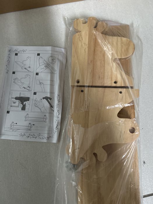 Półka wisząca żyrafa drweno 40 cm nowa