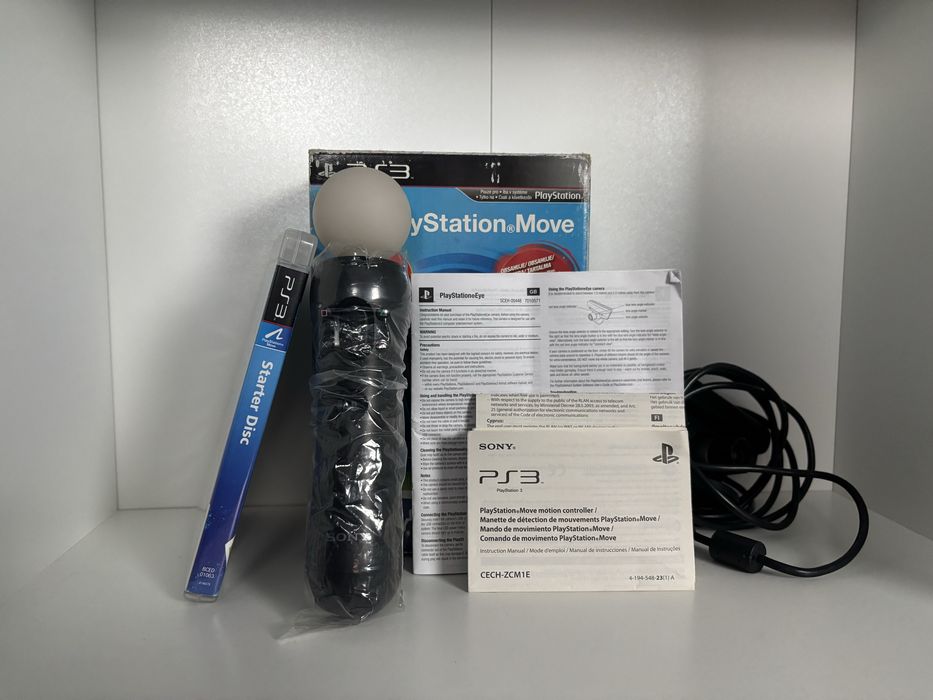 Starter Pack Zestaw Startowy PS3 Move Kamerka Gra