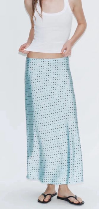 Сатинова спідниця zara
