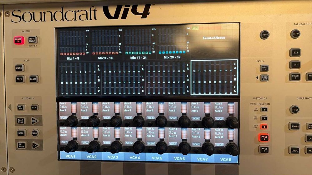 Soundcraft VI400 (Upgrade Oficial) + Local Rack + Stage Box | Sistema Completo Profissional | Flight Cases