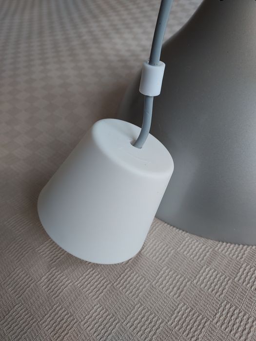 Candeeiro de Teto Suspenso Cinzento