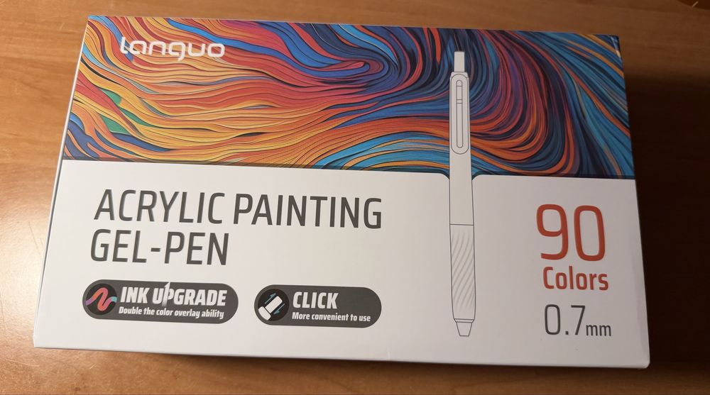 Acrylic painting gel-pen Languo 90 colors