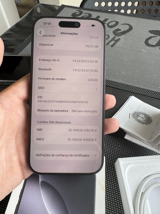Iphone 16 Pro 128gb  COM GARANTIA