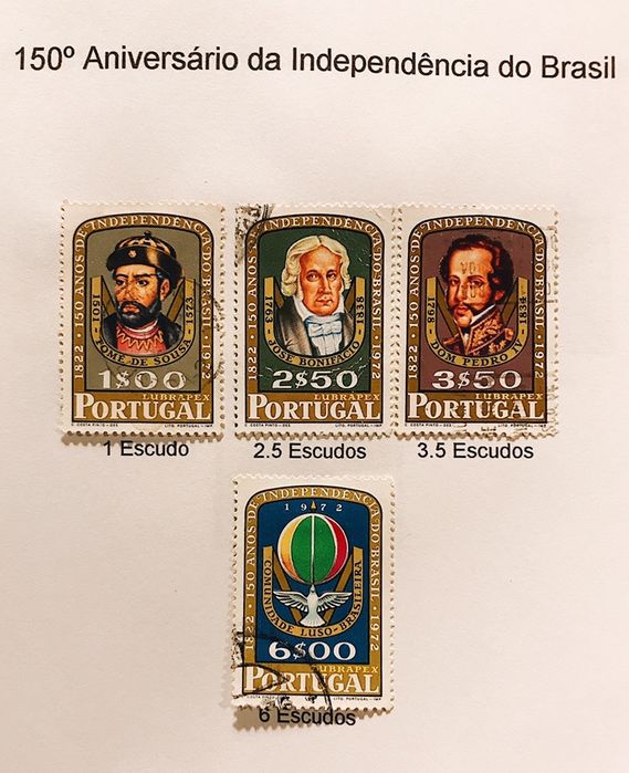 300 Selos de Portugal de 1970 a 1979