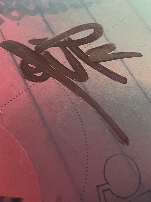 Quiz - material producencki z autografem Płyta Rap