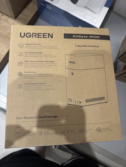 UGREEN NASync DH2300 2-bajowy NAS, 4GB RAM