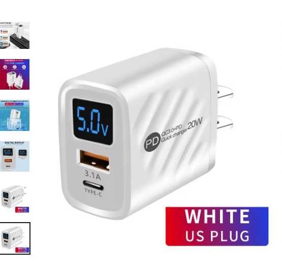 зарядка для телефона з LCD Display