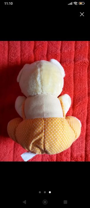 Peluche ursinho amarelo