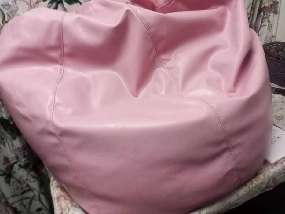 Puf Tons rosa para desocupar