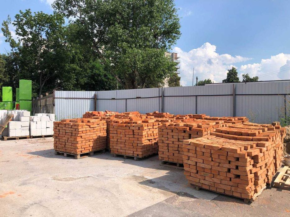 Цегла червона рядова М100, м125, облицовочный кирпич, цегла силікатна