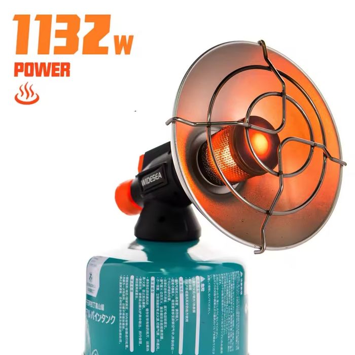 Газовий обігрівач, насадка на баллон