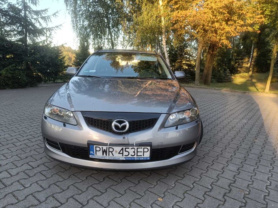 Mazda 6 pierwszej generacji 2007 rok benzyna, sedan