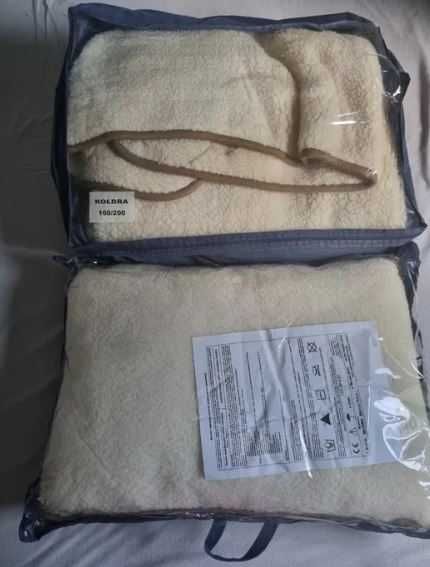 Kołdra wełniana 160x200 +poduszka