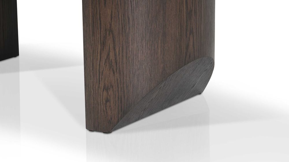 Stół Nicola 200x100cm nowoczesny stół dębowy premium z blatem beczka cienka krawędź