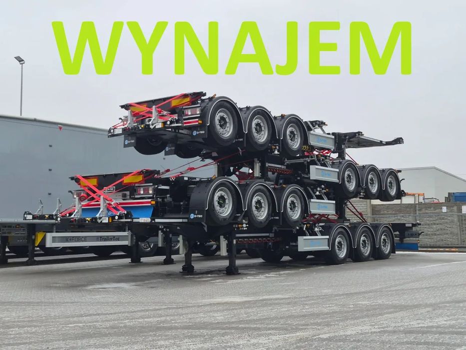 D-TEC Wynajem atrakcyjne warunki  PL LT LV EE RU / Wynajem naczep podkontenerowych D-TEC