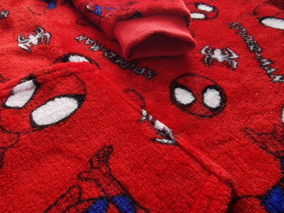 JAK NOWY! Szlafrok Spidey Spiderman 98/104