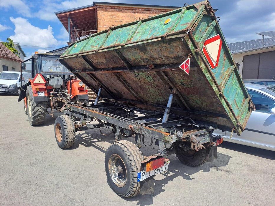 Przyczepa wywrotka Autosan, zarejestrowana opłacona, transport