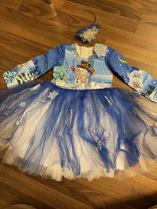 Продам детское новогодние платье + обруч