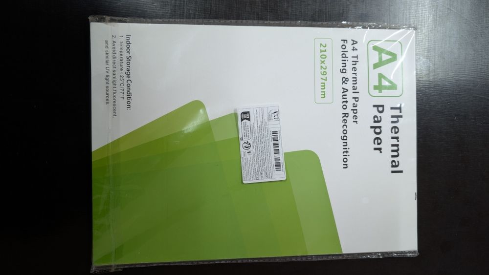 Термопринтер А4 Bluetooth + папір