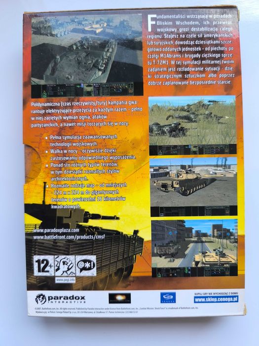 Combat Mission Shock Force, Paradox Interactive Gra PC