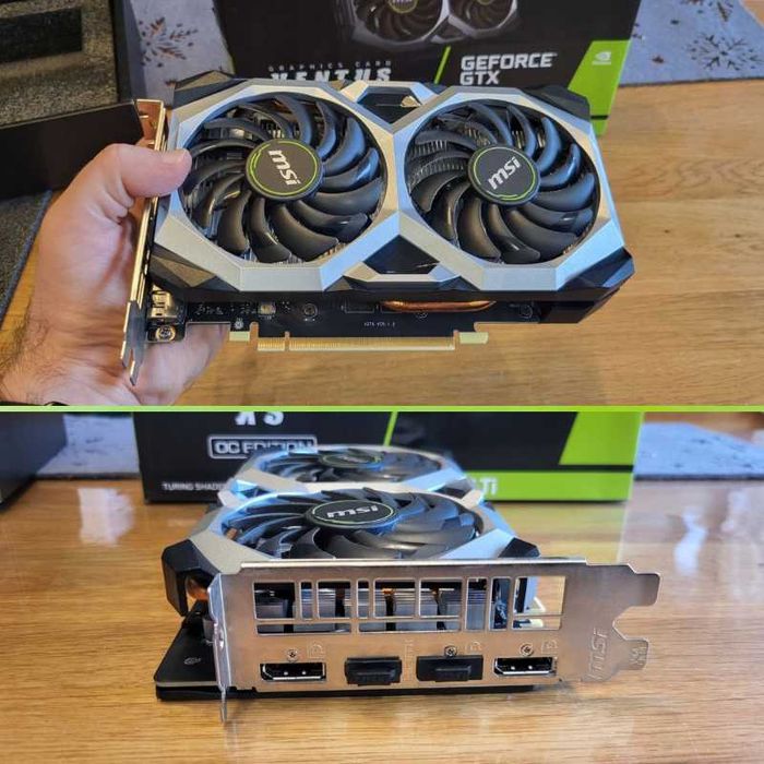 Prywatna MSI GTX 1660 Ti Ventus XS OC 6GB | BOX | OCCT 0 błędów