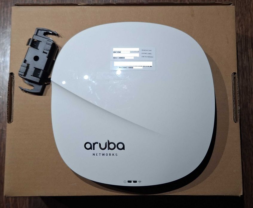 thumbnail image 2 of Used Aruba APIN0325 Access Point – Grade C, White/Black (Mounting Bracket Not Included) 2 of 6